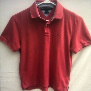 Tommy Hilfiger Men's Red Polo Shirt